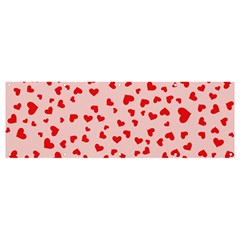 Hearts Valentine Heart Pattern Banner And Sign 12  X 4  by Ravend