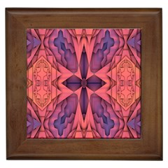 Pattern Colorful Background Framed Tile by Ravend