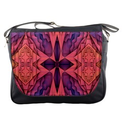 Pattern Colorful Background Messenger Bag by Ravend