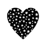 Pattern Girly Diamond Princess Heart Magnet Front