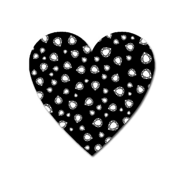 Pattern Girly Diamond Princess Heart Magnet