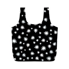 Pattern Girly Diamond Princess Full Print Recycle Bag (m) by Ravend