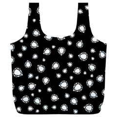 Pattern Girly Diamond Princess Full Print Recycle Bag (xxl) by Ravend