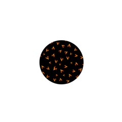 Pattern Flame Black Background 1  Mini Buttons by Ravend