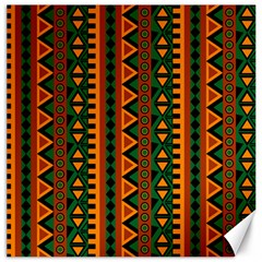 African Pattern Texture Canvas 16  X 16  by Ravend