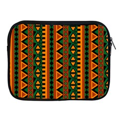 African Pattern Texture Apple Ipad 2/3/4 Zipper Cases by Ravend