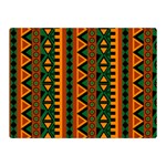 African Pattern Texture Double Sided Flano Blanket (Mini)  35 x27  Blanket Front