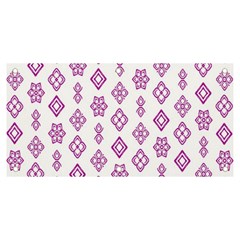 Geometric Pattern Purple Pattern Banner And Sign 6  X 3 