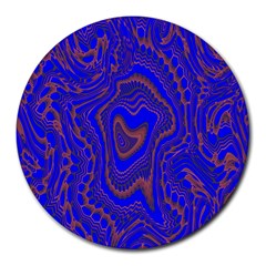 Optical Illusion Illusion Pattern Round Mousepads by Ravend