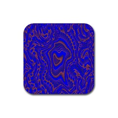 Optical Illusion Illusion Pattern Rubber Coaster (square) by Ravend