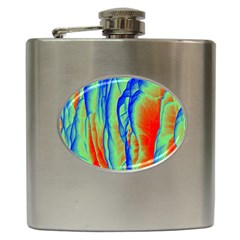 Pattern Design Decorative Art Hip Flask (6 Oz) by Ravend