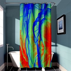 Pattern Design Decorative Art Shower Curtain 36  X 72  (stall)  by Ravend