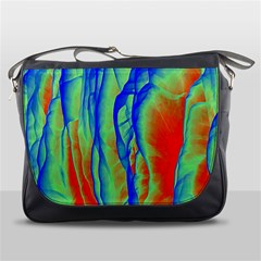 Pattern Design Decorative Art Messenger Bag by Ravend