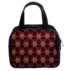 Background Pattern Icon Design Classic Handbag (two Sides) by Ravend