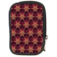 Background Pattern Icon Design Compact Camera Leather Case