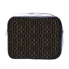 Illustrations Art Geometric Pattern Mini Toiletries Bag (one Side) by Ravend