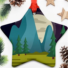 Nature Summer Season Ornament (star) by Ravend