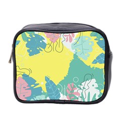 Plants Leaves Border Frame Mini Toiletries Bag (two Sides) by Ravend