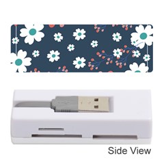 Floral Digital Paper Background Memory Card Reader (stick)