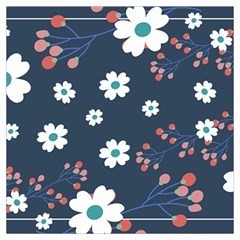 Floral Digital Paper Background Lightweight Scarf  by Ravend