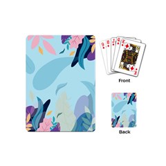 Illustration Leaves Leaf Nature Background Plant Playing Cards Single Design (mini) by Ravend