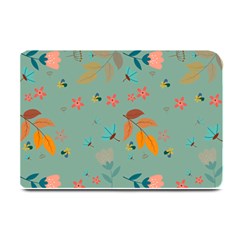 Background Flower Plant Leaves Plate Mats