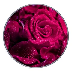 Water Rose Pink Background Flower Wireless Charger by Ravend