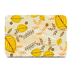 Leaves Flowers Background Wallpaper Plate Mats