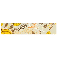 Leaves Flowers Background Wallpaper Small Flano Scarf by Ravend