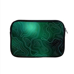 Green Line Shape Stripe Corolla Apple Macbook Pro 15  Zipper Case by Ravend