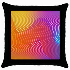 Brochure Flyer Poster Music Throw Pillow Case (black) by Ravend