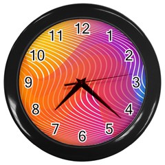 Brochure Flyer Poster Music Wall Clock (black) by Ravend