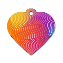 Brochure Flyer Poster Music Dog Tag Heart (one Side) by Ravend