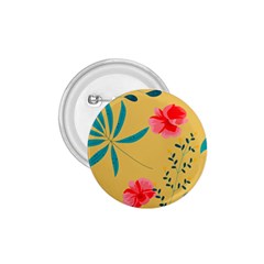 Nature Floral Flower Petal Leaves Leaf Plant 1 75  Buttons by Ravend