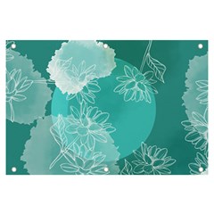 Flower Floral Design Background Banner And Sign 6  X 4  by Ravend