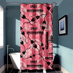 Connection Get Connected Technology Shower Curtain 36  X 72  (stall)  by Ravend