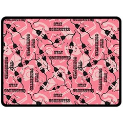 Connection Get Connected Technology Double Sided Fleece Blanket (large)  by Ravend