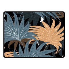 Leaves Background Digital Paper Fleece Blanket (small)