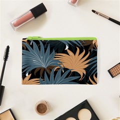 Leaves Background Digital Paper Cosmetic Bag (xs) by Ravend