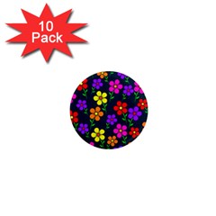 Background Flower Floral Bloom 1  Mini Magnet (10 pack) 