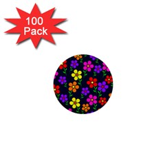 Background Flower Floral Bloom 1  Mini Buttons (100 pack) 