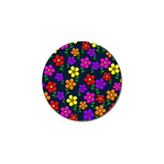 Background Flower Floral Bloom Golf Ball Marker (4 pack)