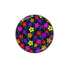 Background Flower Floral Bloom Hat Clip Ball Marker