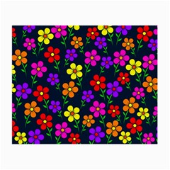 Background Flower Floral Bloom Small Glasses Cloth