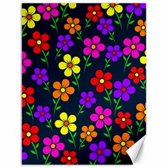 Background Flower Floral Bloom Canvas 12  x 16 