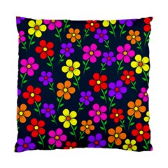 Background Flower Floral Bloom Standard Cushion Case (Two Sides)