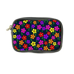 Background Flower Floral Bloom Coin Purse