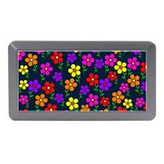 Background Flower Floral Bloom Memory Card Reader (Mini)