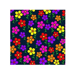 Background Flower Floral Bloom Square Satin Scarf (30  x 30 )