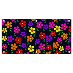 Background Flower Floral Bloom Banner and Sign 4  x 2 